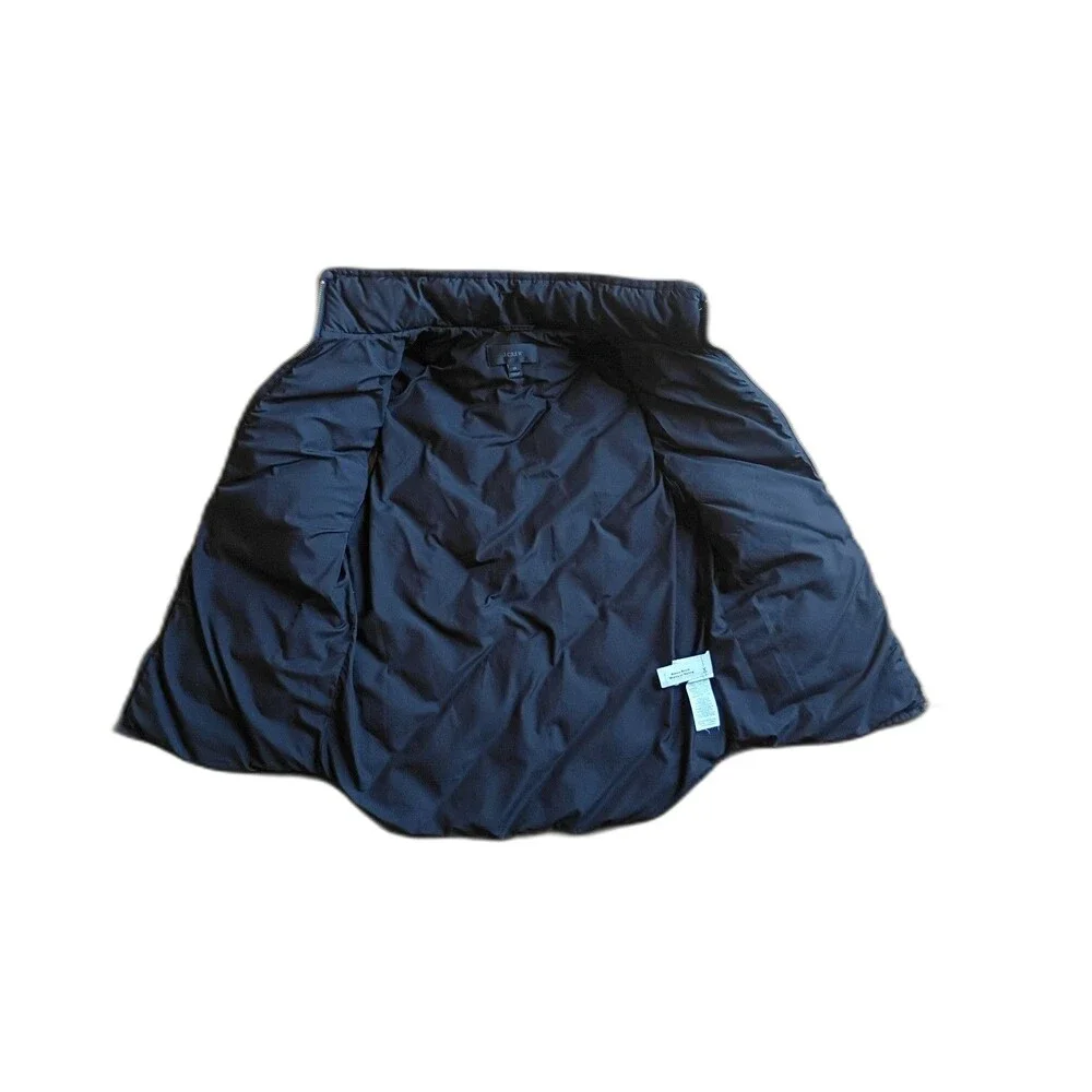 J.Crew Black Quilted Puffer Vest XS